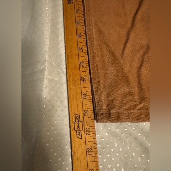 CARHARTT B11 BRN Men's 34x32 Dungaree Fit Canvas Carpenter Brown Pants - Picture 10 of 10